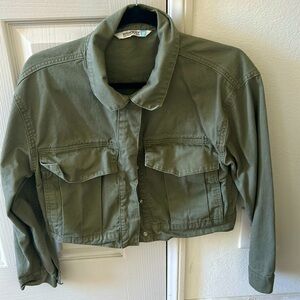 Green jacket in size medium